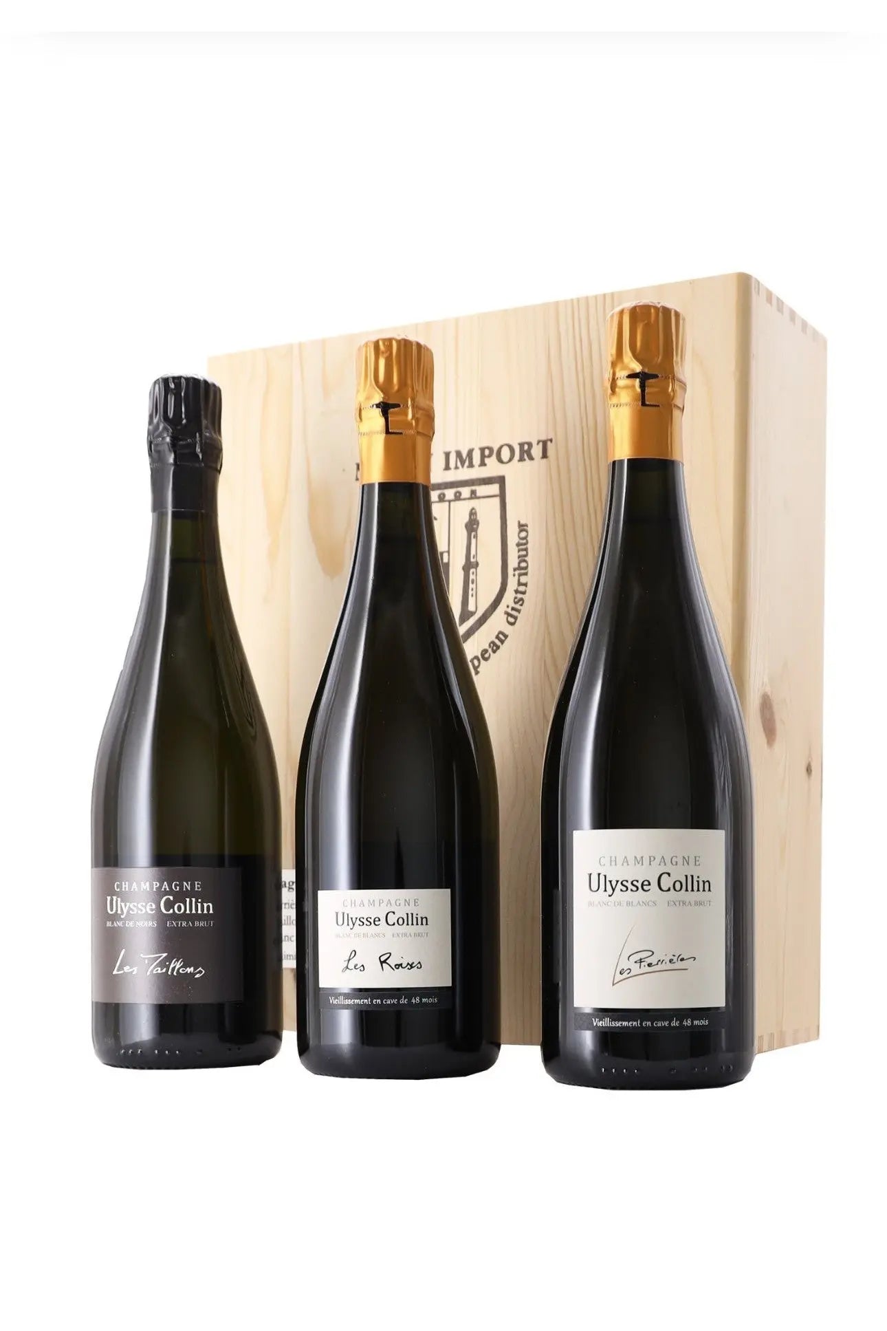 Ulysse Collin Collection 1 x Les Pierrières 1 x Les Maillons 1 x Le Roises  NV 75cl OWC3 - Exclusive Wines World